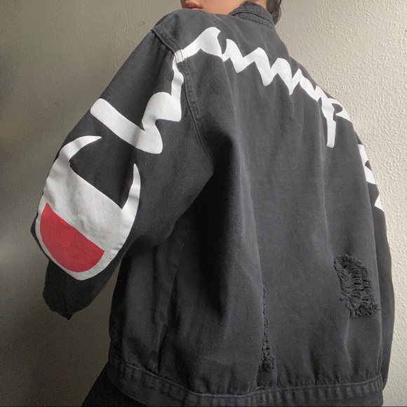 Coats | Champion Denim Button Up Jacket 
